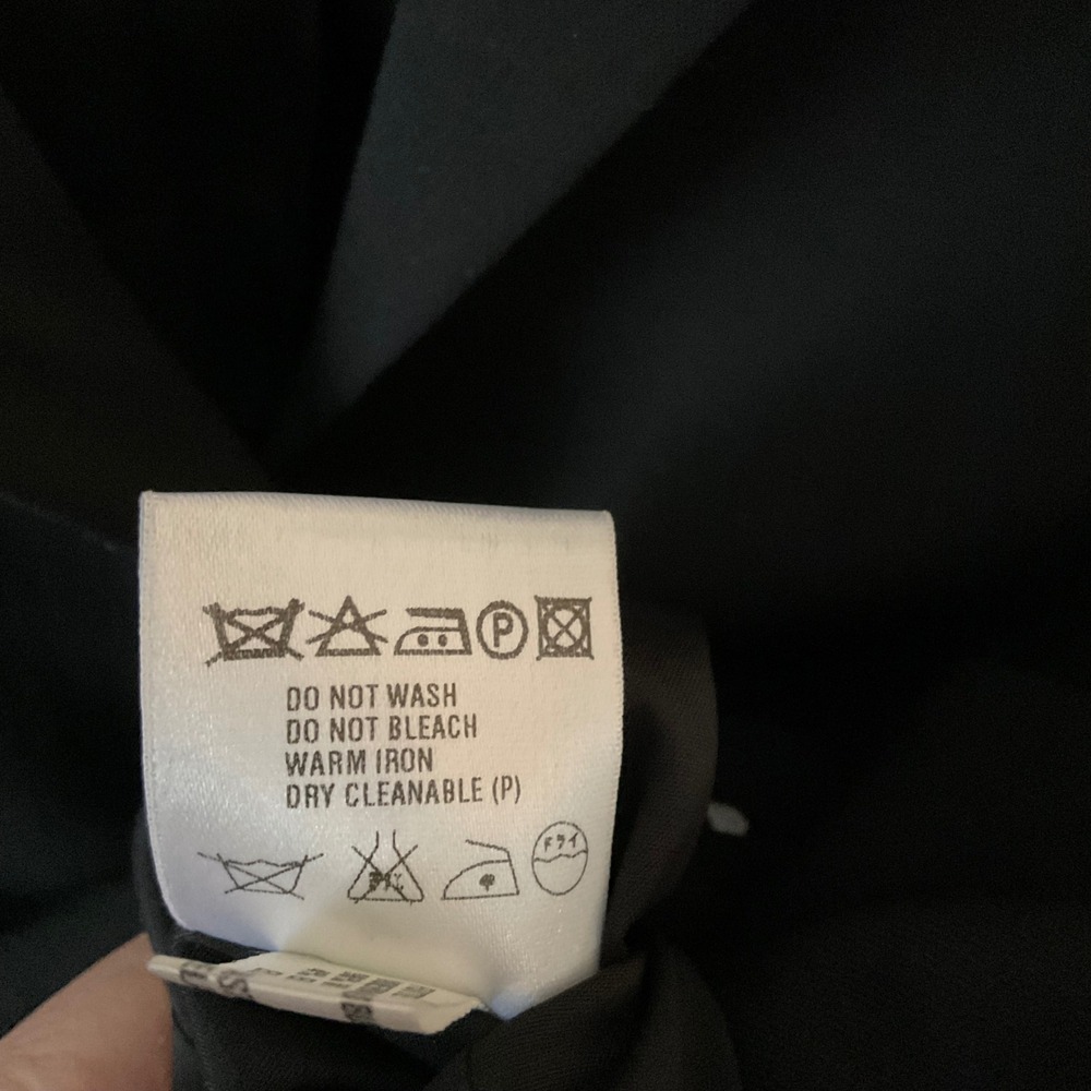 Escada Black Wool Blend Blazer Jacket Size 36 Made in Germany - Picture 9 of 9